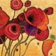 thumbnail image 2 of Novak, Shirley 12x12 White Modern Wood Framed Museum Art Print Titled - Poppies Wildly II, 2 of 4