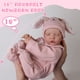 thumbnail image 3 of Muñeca Reborn Milidool, realista, 45 cm, niña realista, 3 años o más, 3 of 8