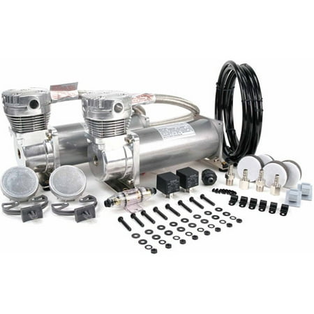 Dual Pewter 480C Value Pack (200 PSI, 480C/2, 165/200 P. Switch, 40 Amp Relay/2, Fuse Holder)