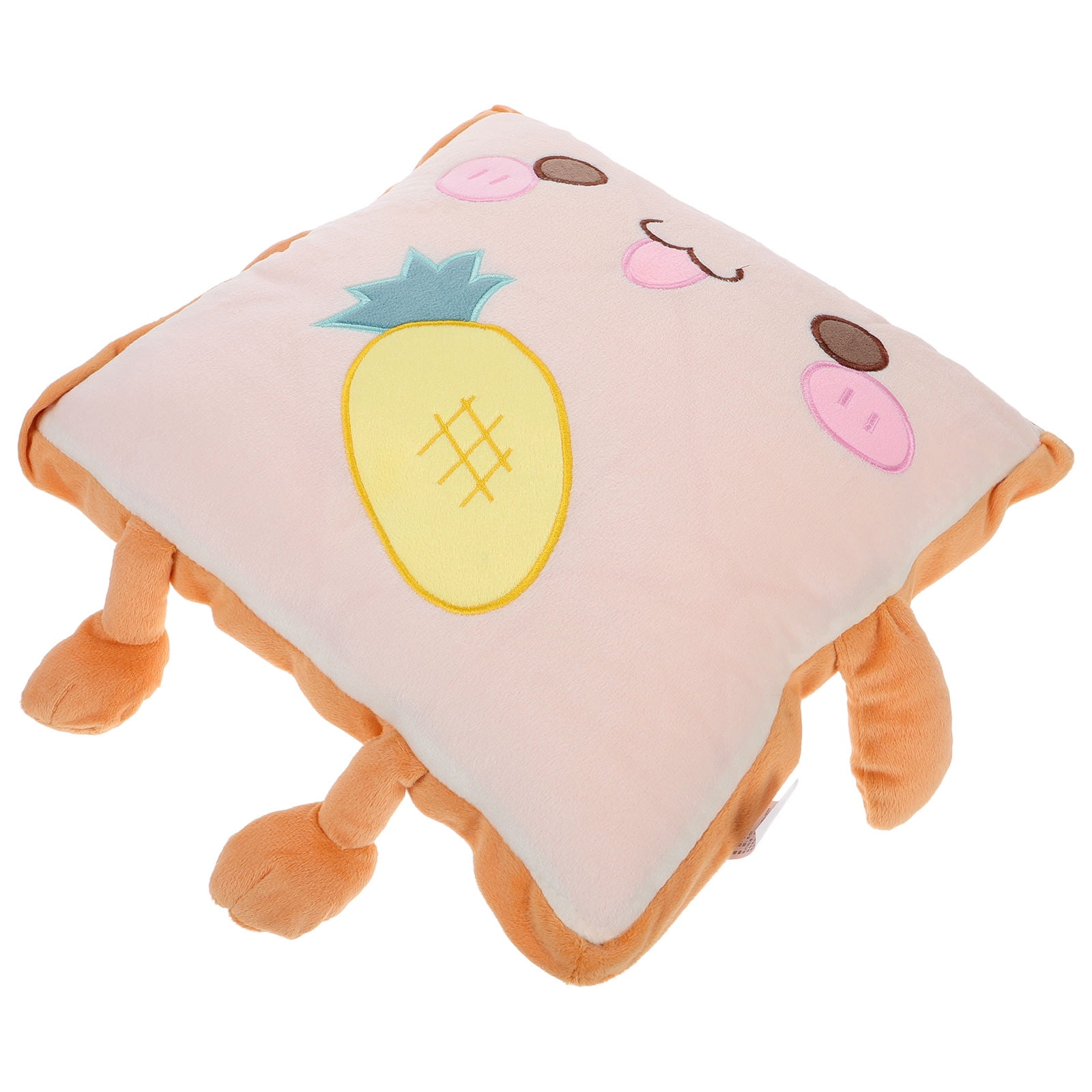 UPGRATOR Plush Toast Bread Pillow with Dual Sided Blanket for Travel and Office