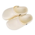 thumbnail image 2 of MIASHUI Womens Lightweight Clogs Outdoor Beach Shoes Casual Platform Slippers,Yellow,6.5, 2 of 6