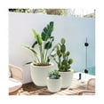 thumbnail image 4 of White MgO Round 12.2in. H Outdoor Planter, 4 of 9