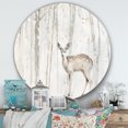 thumbnail image 3 of Designart « A Woodland Walk into the Forest I » Art Mural Rond en Métal Style Ferme, 3 of 3