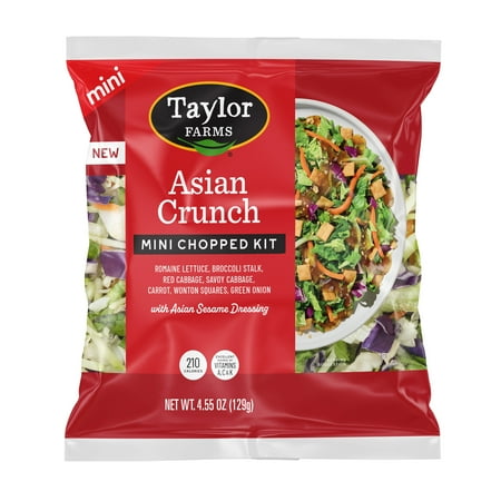 Taylor Farms Asian Crunch Mini Chopped Salad Kit, 4.55 o, Fresh