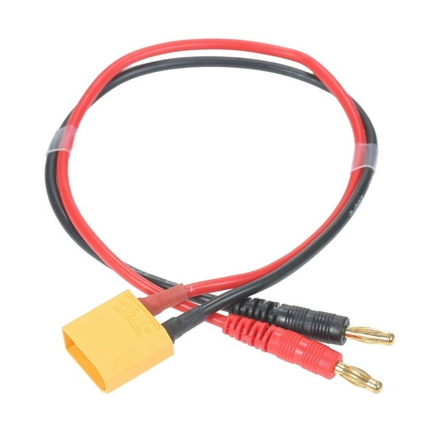 Labymos QM159 Charge Cable Power Adapter Cable XT90 Male to 4mm Banana Plug Charging Cable