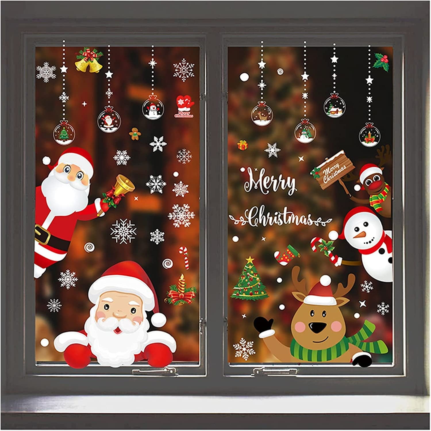 Waht Days Are Off On Christmas 2022 Merry Christmas Window Stickers Snowman Elk Christmas Tree Xmas Decor For  Home 2022 Kids Favor Santa Claus Gifts By (Color : Light Grey) | Walmart  Canada