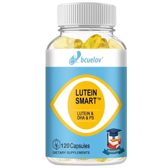 Bcuelov Lutein Smart Supplement, 120 Softgels, Supports Eye Health & Cognitive Wellness
