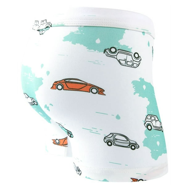 5Pcs/Lot Cartoon CARS Baby Kids Boys Boxer Brief Underwear Short Cotton 3T-11