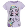 thumbnail image 6 of Disney Princess Little Girls' 3-Pack Short Sleeve T-Shirts Princess Yellow Purple, 6 of 6