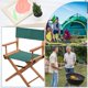 thumbnail image 5 of Funda de repuesto para silla de director de cine, de lona verde, de 19 a 20 x 7 a 15 pulgadas, con asiento y respaldo, incluye dos varillas de madera, fácil de limpiar y plegable., 5 of 9