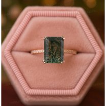 JEWELSBYASAILOR Galaxy Blue Sandstone Ring /Yellow Gold plated Silver / Nebula Blue Wedding Ring / Starry Sky Proposal Gift