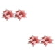 thumbnail image 2 of Billuyoard 2 piezas 25 cm Glitter Poinsettia flores artificiales fiesta Type2 NO2, 2 of 6