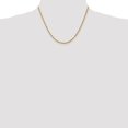 thumbnail image 2 of 10K Yellow Gold necklace Rope chain Diamond-cut 18 in 2.5 mm, 2 of 5