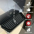 thumbnail image 4 of KindGa Refrigerator Drip Catcher Tray,Protector Ice and Water Dispenser Pan,Fridge Spills Water Pad Catch Basin for Drainage 2 Pack (Rectangular,Grey)_Gift Of G, 4 of 4