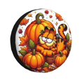 thumbnail image 1 of Cute Cartoon Garfield Spare Tire Cover Wheel Protectors For Trailer Rv Suv Truck Camper Travel Fits For Tire Diameter 16 Inch, 1 of 6