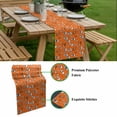 thumbnail image 5 of Halloween Horror Skull Table Runner - 108 Inch Long, Kitchen Dining Table Runner Dresser Scarves, Pumpkins Bats Orange Farmhouse Decor for Coffee Tables Wedding Party Banquet, 5 of 8