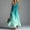 Green, variant on Wedding Guest Womens Summer Dresses Maxi V-Neck Plus Size Ruffle Tie Dye Gradient Button Down Elegant Vintage Casual with Pockets Bodycon Pink