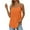 Orange, variant on Yubnlvae Ladies' Loose Fit Pleated Square Neck Tank Top - 2025 Summer Sleeveless Flowy Vest Basic Cotton Tee - Casual Streetwear Blouse for Everyday Outings (XS-XXXL) (Blue | L)