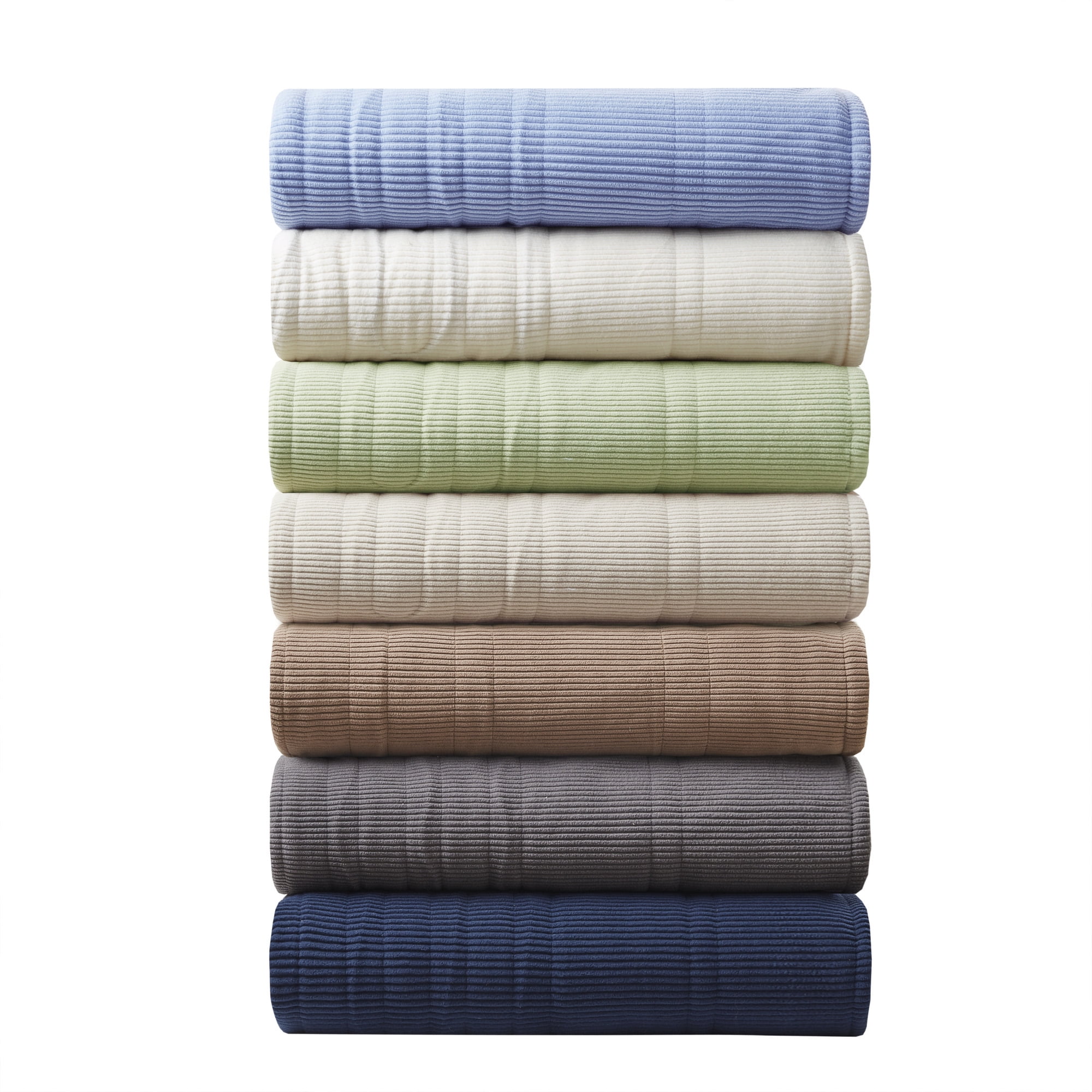 Beautyrest Electric Micro Fleece Heated Solid Blanket, Full, Ivory