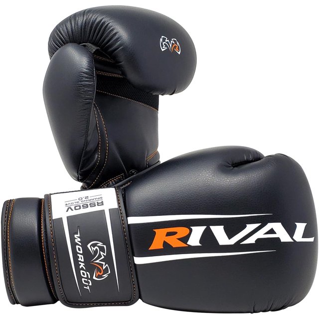 RIVAL Boxing RS60V 2.0 Workout Sparring Gloves Hook and Loop Closure - Bigger Punching Surface for Maximum Protection
