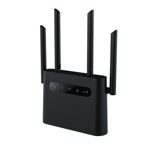 Enrutador MK1200 4G LTE 300Mbps 4 con ranura para tarjeta 802.11B/G/N/ con Firewall , para fábrica, hogar, calle, comunidad adaptado