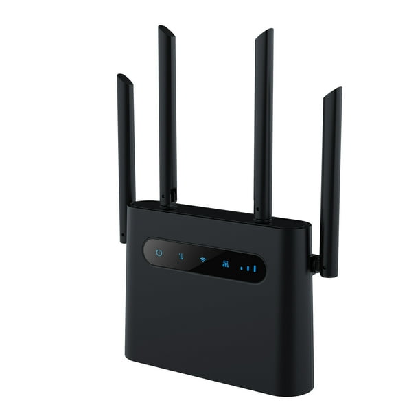 Módem enrutador Macarena MK1200 300 Mbps 4 antenas con ranura para tarjeta SIM punto de acceso de firewall wifi