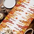 thumbnail image 2 of Thanksgiving Pumpkins Table Runner, Autumn Thanksgiving Kitchen Dining Table Decoration for Home Party Decor 13x48 Inches, 2 of 9