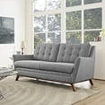 thumbnail image 1 of Modway Beguile Modern Finely Upholstered Fabric Loveseat in Expectation Gray, 1 of 6