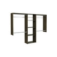 thumbnail image 4 of Easy Track Wood Laminate Closet Storage Organizer with Shelves, Truffle, 4 of 5