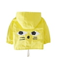 thumbnail image 2 of Conti Kids Infant Unisex Hoodie Windbreaker Jacket Outerwear Yellow Medium 12-18 Months, 2 of 2