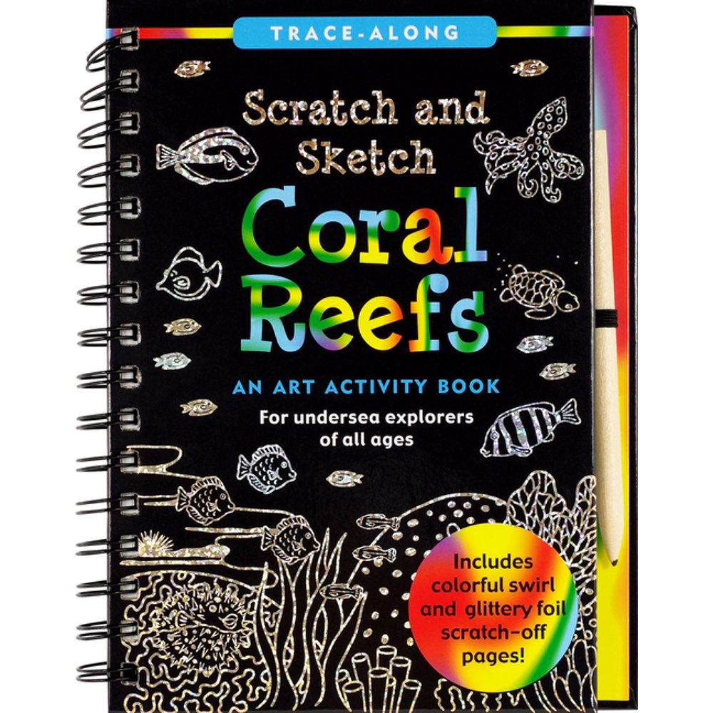 TraceAlong Scratch & Sketch Coral Reefs (Hardcover)