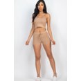 thumbnail image 2 of Ribbed Crop Cami Top & Shorts Set, 2 of 5