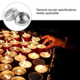 thumbnail image 2 of 400pcs Aluminum Candle Case Empty Candle Case Round Tin Tea Light Cups for DIY, 2 of 3