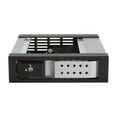 thumbnail image 2 of iStarUSA BPN-DE110SS-SILVER Trayless 5.25" to 3.5" SATA SAS 6 Gbps HDD Hot-swap Rack, 2 of 6