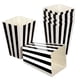 thumbnail image 1 of 24 cajas para palomitas de maíz, cajas de cartón, bolsas de papel, cajas a rayas para cine, mesas de postres y recuerdos de boda (negro), 1 of 5