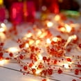 thumbnail image 1 of Navidad con cuentas Guirnalda String Light 6.56FT 20 LED Perla Berry Bead Luz festiva de Navidad para interiores al aire libre Navidad Otoño Fiesta de cumpleaños Boda DIY Home Mantel Decoración (Rojo) brillar Electrónica, 1 of 6