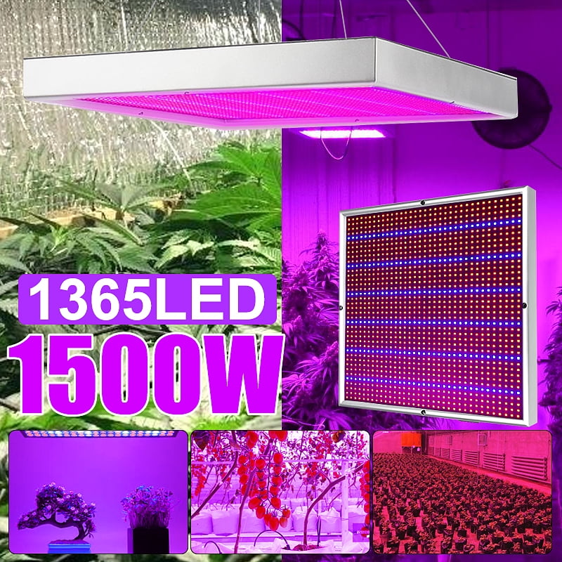 LED Grow Light Panel 150W Equivalent Full Spectrum lamp Veg Flower Hydroponic 