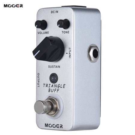 MOOER TRIANGLE BUFF Fuzz Guitar Effect Pedal True Bypass Full Metal (Best Fuzz Pedal For Humbuckers)