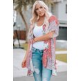 thumbnail image 4 of ABPHQTO Kimono con estampado animal floral de rosa salvaje para mujer, 4 of 5