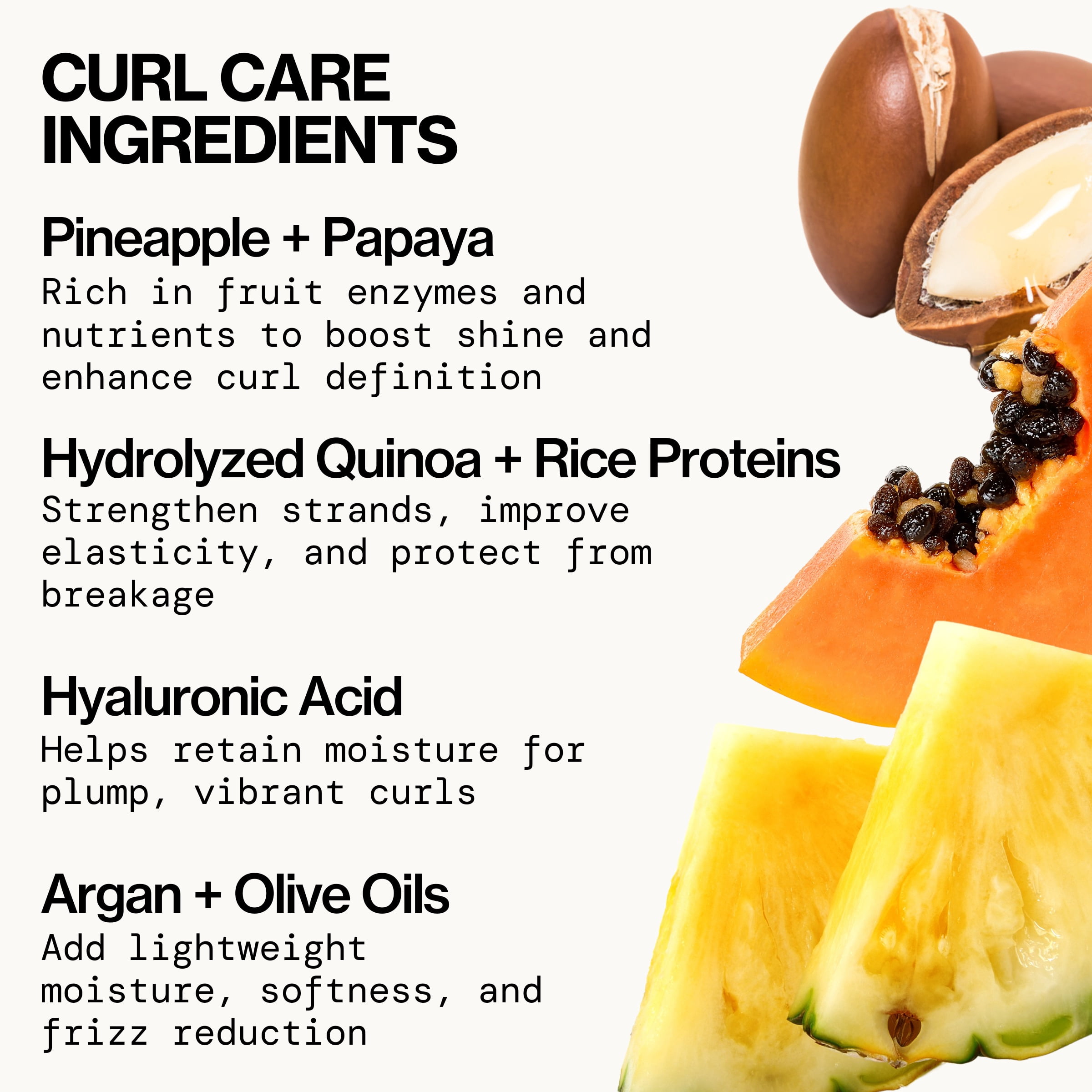 Pacifica Pineapple Curls Curl Defining Shampoo - Hydrating & Frizz Control with Argan Oil & Hyaluronic Acid, Vegan and Cruelty-Free, 12 fl oz