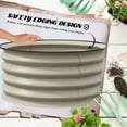 thumbnail image 5 of Outsunny Galvanized Raised Garden Bed, Set of 2 Planter Box with Safety Edging, Easy-to-assemble, Cream, 5 of 9