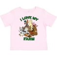 thumbnail image 3 of Inktastic I Love My Farm with Happy Farm Animals Boys or Girls Toddler T-Shirt, 3 of 5