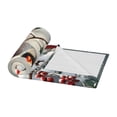 thumbnail image 3 of PHELIKA Snow Red Cardinal Winter Birds 10 All Season Soft Throw Blanket Lightweight Flannel Fleece Blankets 50"x40", 3 of 8