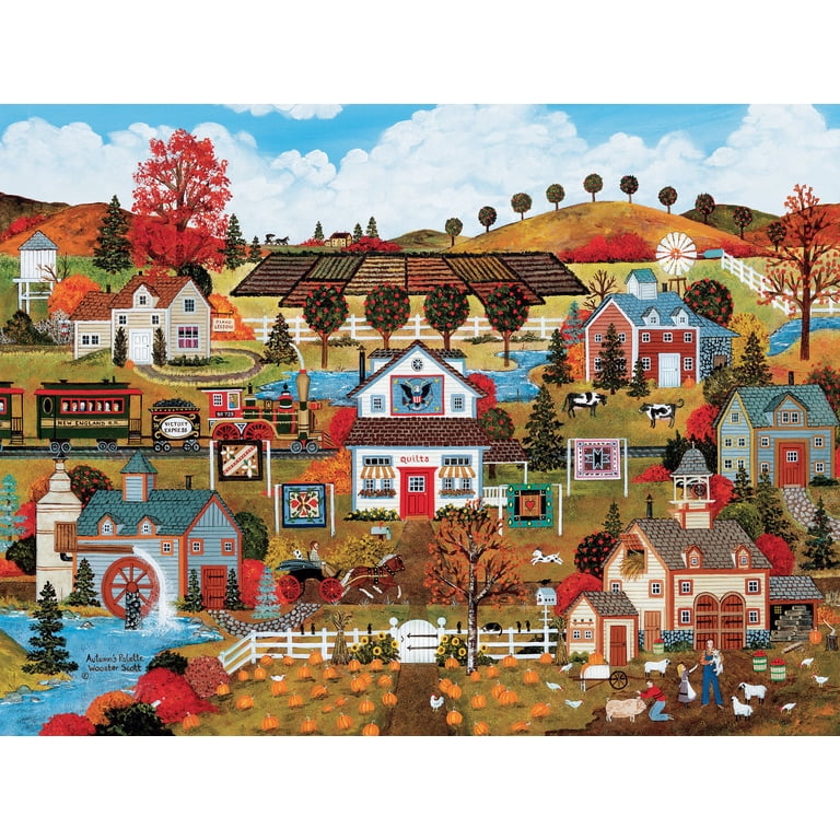 Ceaco - Jane Wooster Scott - Autumn's Palette - 550 Piece