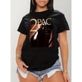 thumbnail image 1 of T-Shirt Graphique Portrait Rétro Emblématique Hip-Hop Me Against The World G234, jusqu'à la Taille 5TG, 1 of 4