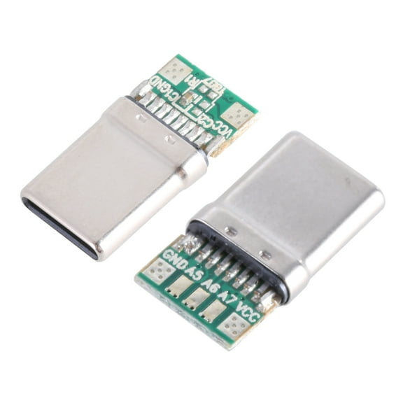 T-HOTLYST USB 2.0 90 Degree USB 4Pin/Type C 5Pin PCB Soldering Data Charging Interface Repair Socket USB Standard Port Connector