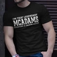 thumbnail image 2 of Mcadams Surname Team Family Last Name Mcadams TShirt, 2 of 6