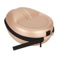 thumbnail image 2 of Caja de transporte a prueba de golpes para auriculares portátiles, estuche impermeable para almacenamiento de auriculares, EVA, oro rosa, 2 of 8