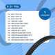 thumbnail image 5 of Motorcycle Drive Belt Transfer Belt for 400 450 Grizzly 5GH-17641-00 5GH-17641-10 3C2-17641-00, 5 of 5