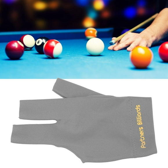 Guantes de Billar para Hombre y Mujer, Guantes Deportivos Con 3 Dedos para Taco, Tiradores, Taco de Billar, Transícredes para un Juego Suave Suave